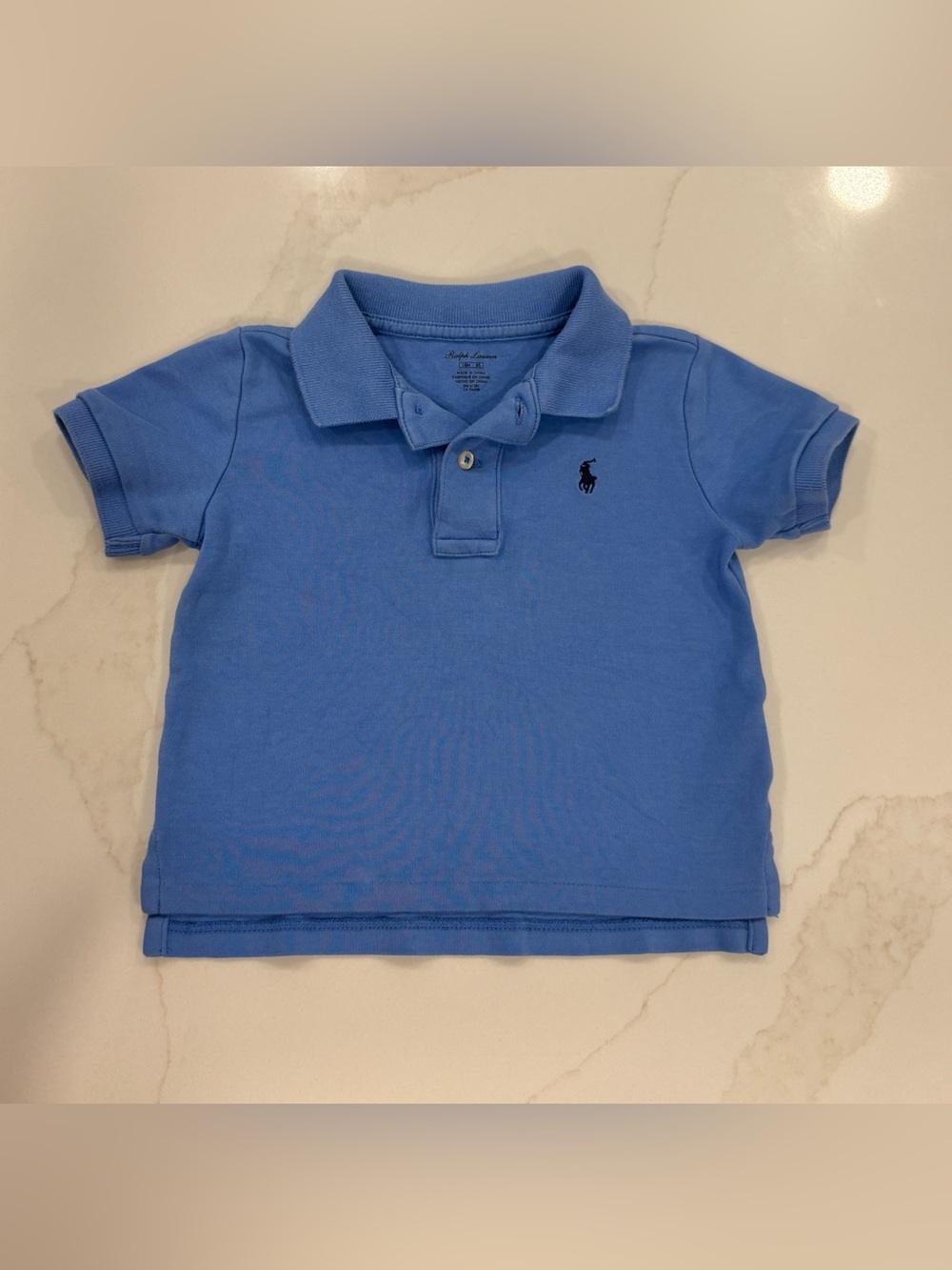 Like NEW Ralph Lauren Blue Polo Shirt for Kids 18mo